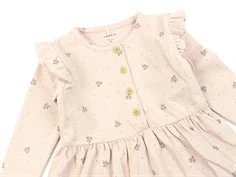 Name It rose smoke blomstret sweatkjole